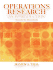 Operations Research: an Introduction