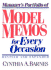 Manager's Portfolio of Model Memos for Occasion