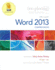 Exploring: Microsoft Word 2013, Comprehensive (Exploring for Office 2013)