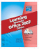 Learning Microsoft Office 2007 Deluxe; 9780133639476; 0133639479