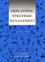Implanting Strategic Management (2nd Edition)