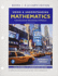 Using & Understanding Mathematics: a Quantitative Reasoning Approach