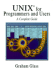 Unix for Programmers and Users: a Complete Guide