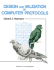 Design and Validation of Computer Protocols