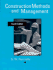 Construction Methods and Management (4th Edition)