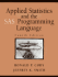 Applied Statistics and the Sas Programming Language