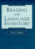Bader Reading and Language Inventory With Booklet (Graded Reading Passages) Pkg