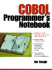 Cobol Programmer*S Notebook