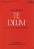 Te Deum for S.A.T.B. and Organ (or Orchestra)