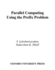 Parallel Computing Using the Prefix Problem