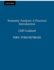 Semantic Analysis: a Practical Introduction