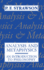 Analysis and Metaphysics: an Introduction to Philosophy