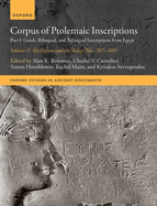 Corpus of Ptolemaic Inscriptions: Part I: Greek, Bilingual, and Trilingual Inscriptions From Egypt-Volume 2, the Fayum and the Valley (Nos. 207-409) (Oxford Studies in Ancient Documents)