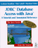 Jdbc Database Access With Java: a Tutorial and Annotated Reference (Java Series)