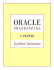 Oracle Programming: a Primer, Version 7.0