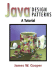 Java Design Patterns: a Tutorial