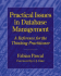Practical Issues in Database Management: a Refernce for the Thinking Practitioner