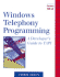 Windows Telephony Programming: a Developer's Guide to Tapi