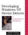 Developing Windows Nt Device Drivers: a Programmer's Handbook