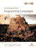 Comparative Programming Languages (3rd Edition) (International Computer Science Series)