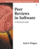 Peer Reviews in Software: a Practical Guide