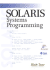 Solaris Systems Programming