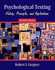 Psychological Testing: History, Principles, and Applications