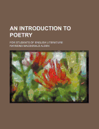 An Introduction to Poetry for Students of English Literature