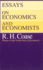 Essays on Economics and Economists