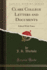 Clare College Letters and Documents: Edited With Notes (Classic Reprint)