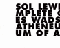 Sol Lewitt: Incomplete Open Cubes