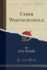 Ueber Werthurtheile (Classic Reprint)