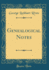 Genealogical Notes (Classic Reprint)
