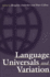 Language Universals and Variation (Perspectives on Cognitive Science)