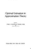 Optimal Estimation in Approximation Theory