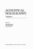 Acoustical Holography, Vol. 6