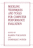 Modeling Techniques and Tools for Computer Performance Evaluation