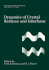 Dynamics of Crystal Surfaces and Interfaces-Proceedings of a Workshop Held in Traverse City, Michigan, August 4-8, 1996