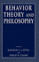 Behavior Theory and Philosophy