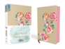 Niv, Journal the Word Bible for Teen Girls, Leathersoft Over Board, Gold/Floral, Red Letter: Includes Over 450 Journaling Prompts!
