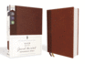 Nasb, Journal the Word Reference Bible, Leathersoft Over Board, Brown, Red Letter Edition, 1995 Text, Comfort Print: Let Scripture Explain Scripture