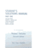 Student Solutions Manual Part 1 for Thomas' Calculus