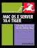 Mac Os X Server 10.4 Tiger Visual Quickpro Guide