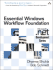 Essential Windows Workflow Foundation (Microsoft. Net Development Series)
