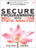 Secure Programming With Static Analysis