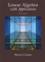 Linear Algebra with Applications, 9th edition