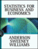Statistics for Business and Economics With Easystat Cd-Rom