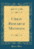 Urban Research Methods (Classic Reprint)