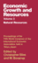 Economic Growth and Resources: Natural Resources Vol 3 (International Economic Association)