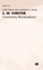 E. M. Forster: Centenary Revaluations
